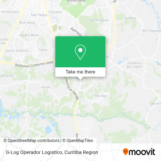 G-Log Operador Logistico map