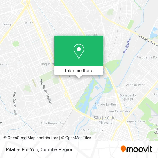 Pilates For You map