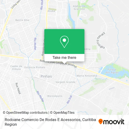 Rodoane Comercio De Rodas E Acessorios map