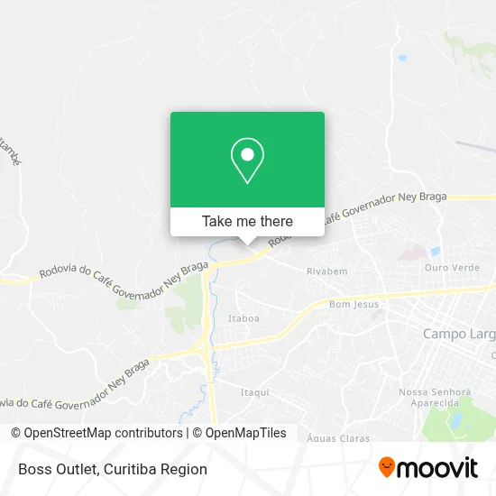 Boss Outlet map