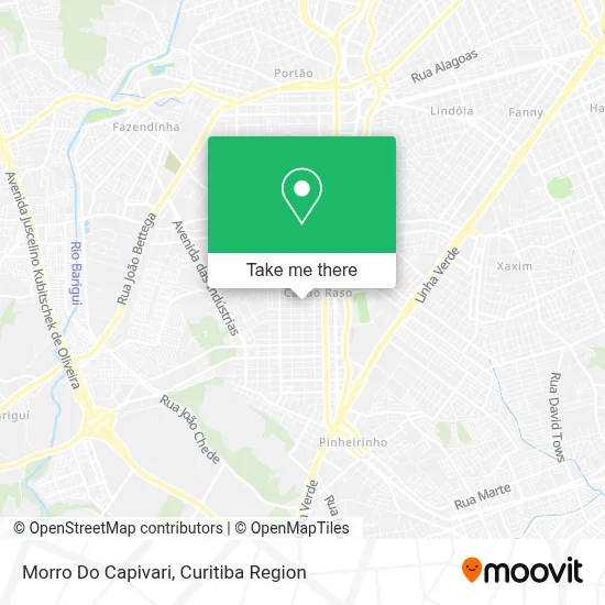 Morro Do Capivari map