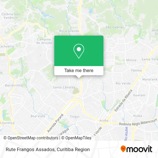Rute Frangos Assados map
