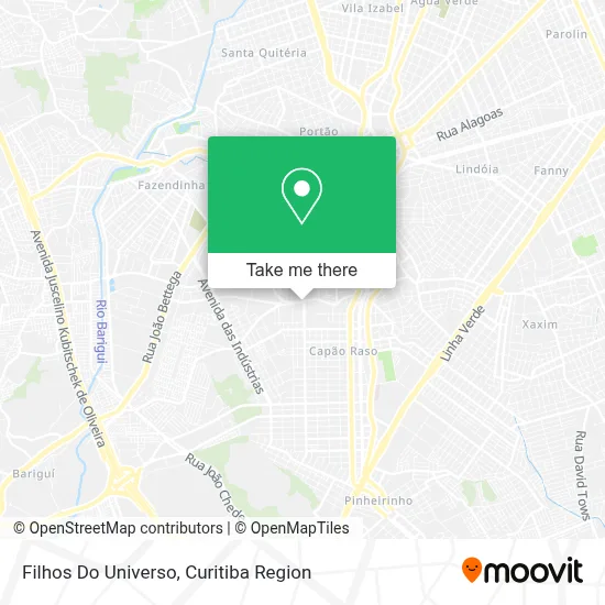 Filhos Do Universo map
