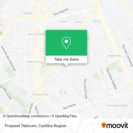 Projeset Telecom map