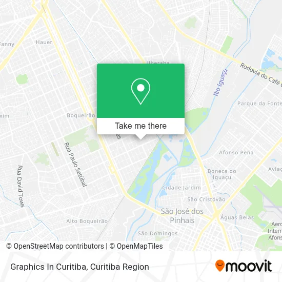 Graphics In Curitiba map