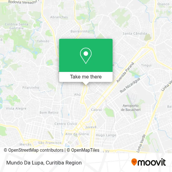 Mundo Da Lupa map