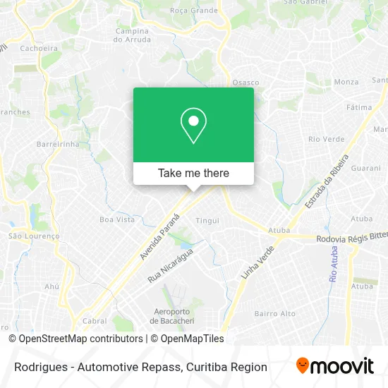 Rodrigues - Automotive Repass map