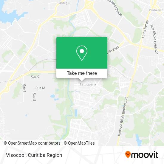 Visocool map