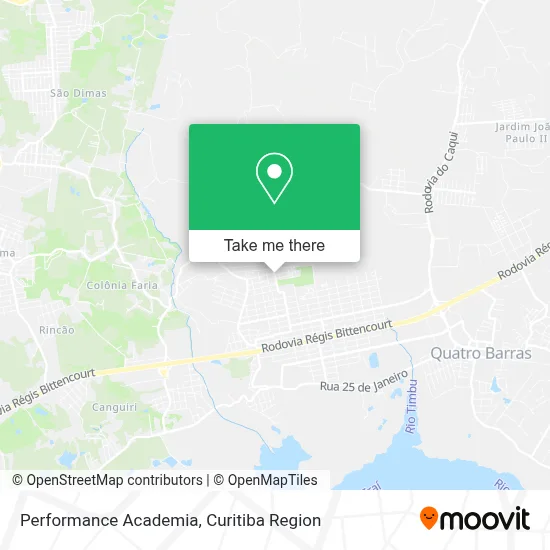 Performance Academia map