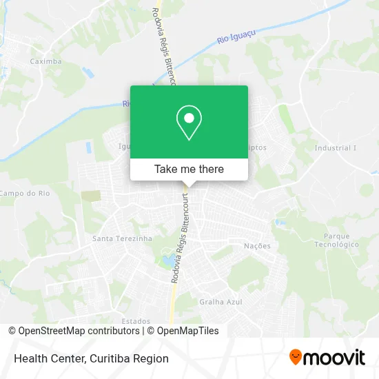 Health Center map