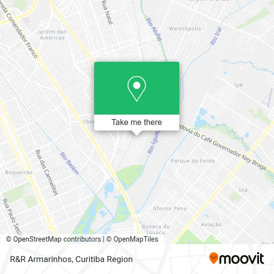 R&R Armarinhos map