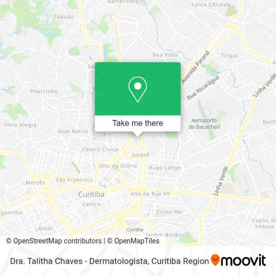 Dra. Talitha Chaves - Dermatologista map