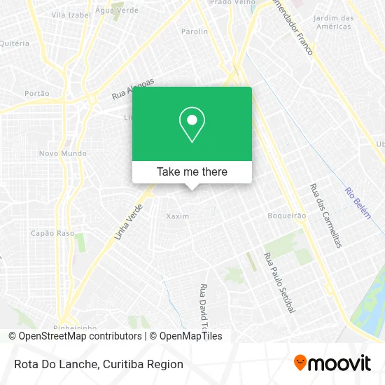 Rota Do Lanche map