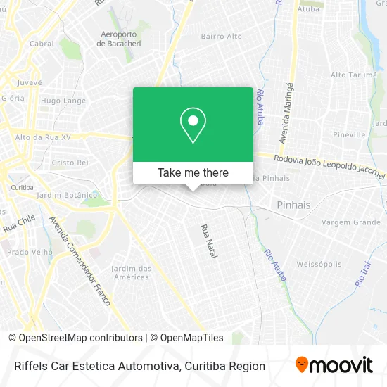 Riffels Car Estetica Automotiva map