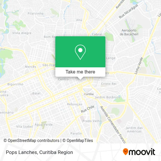 Pops Lanches map