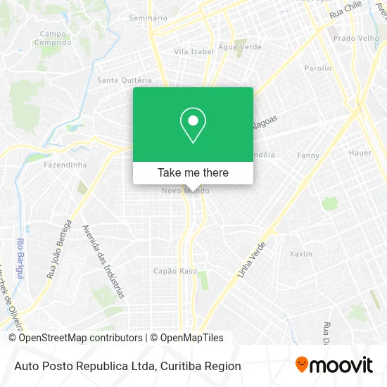Auto Posto Republica Ltda map