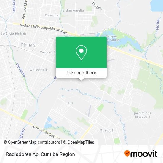 Radiadores Ap map