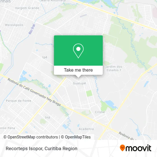 Recorteps Isopor map