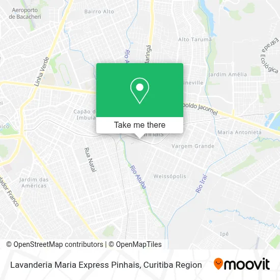 Lavanderia Maria Express Pinhais map