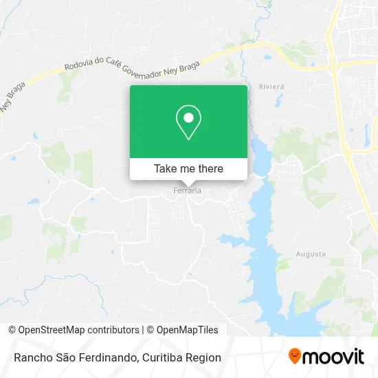 Rancho São Ferdinando map