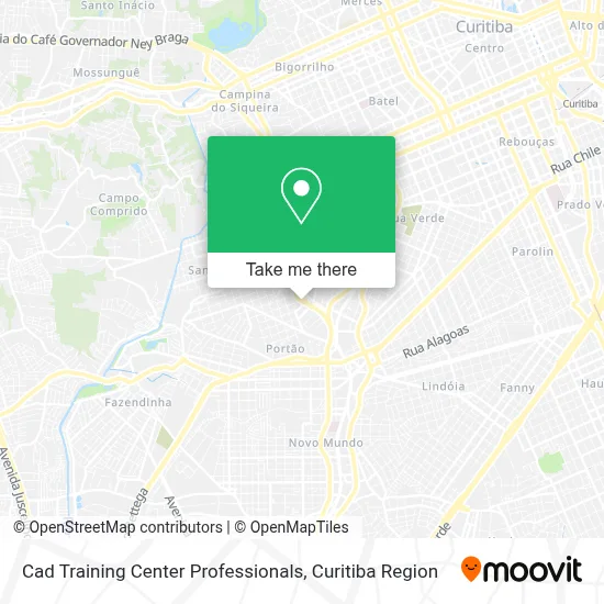 Cad Training Center Professionals map
