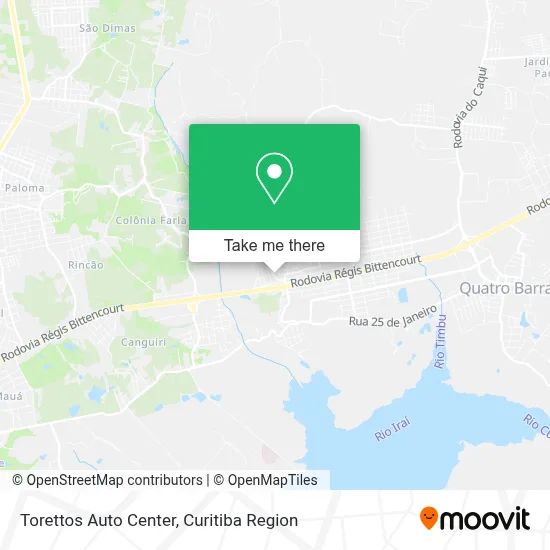 Torettos Auto Center map