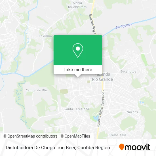 Distribuidora De Chopp Iron Beer map