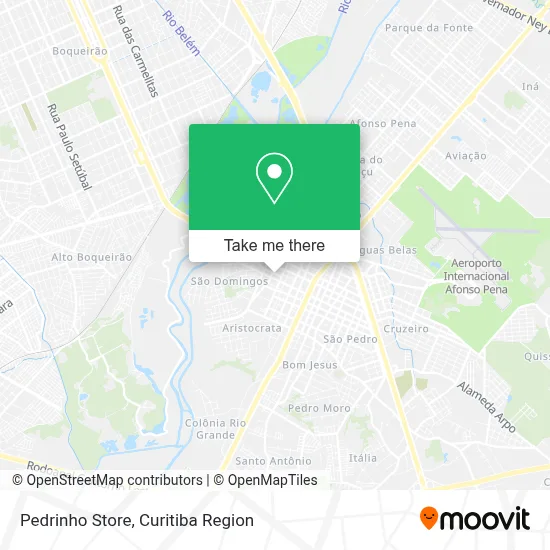 Pedrinho Store map