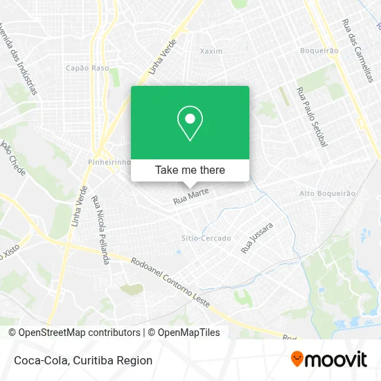 Coca-Cola map