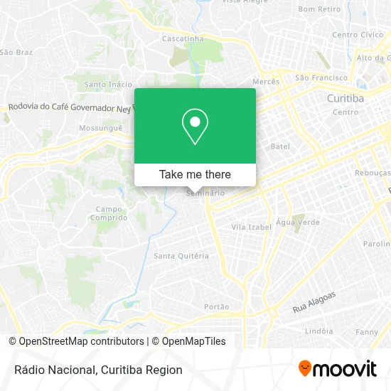 Rádio Nacional map