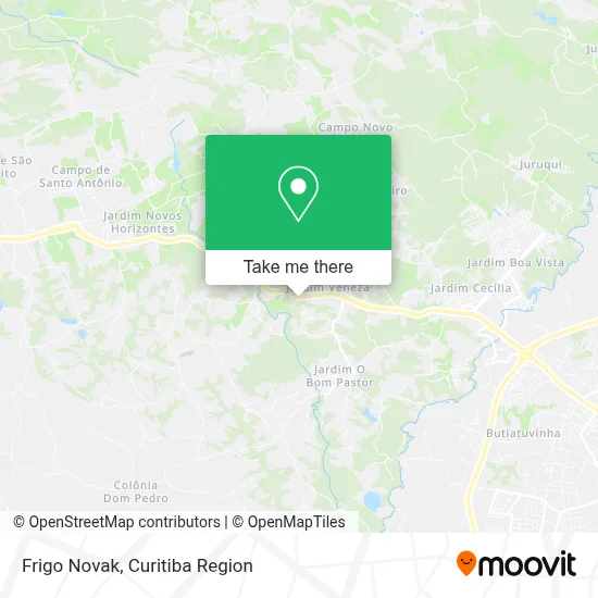 Frigo Novak map