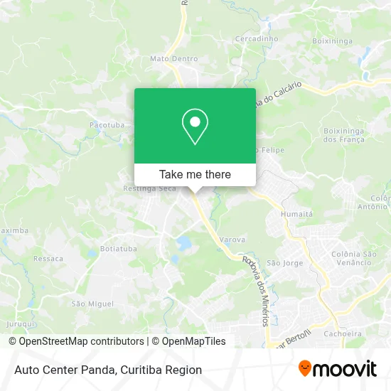 Auto Center Panda map