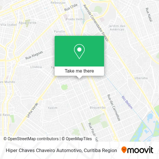Hiper Chaves Chaveiro Automotivo map