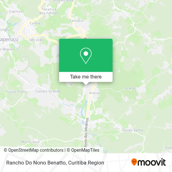 Rancho Do Nono Benatto map