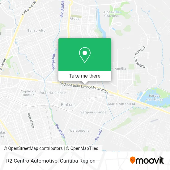 R2 Centro Automotivo map