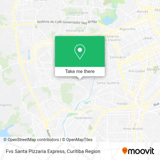 Fvs Santa Pizzaria Express map
