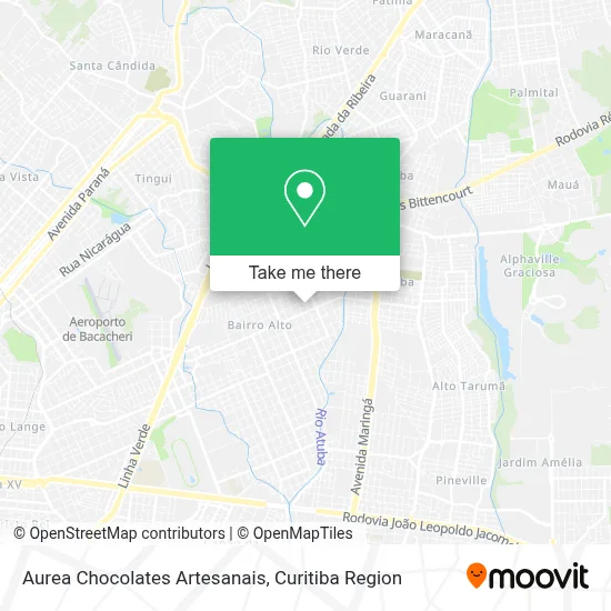 Aurea Chocolates Artesanais map