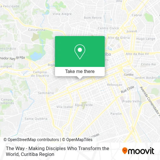 The Way - Making Disciples Who Transform the World map