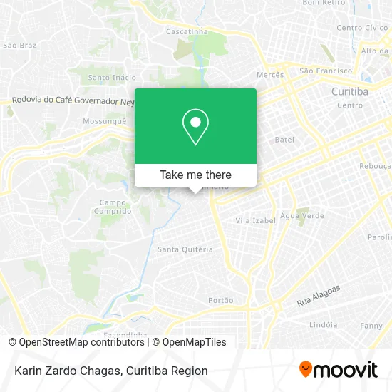 Karin Zardo Chagas map
