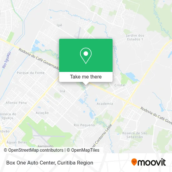Box One Auto Center map