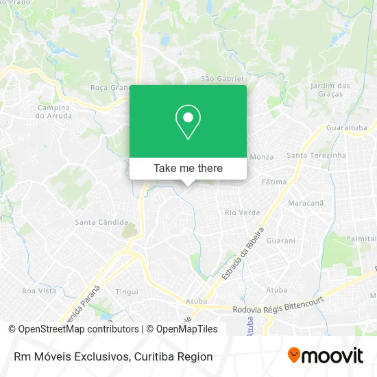Rm Móveis Exclusivos map