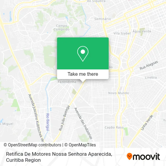 Retifica De Motores Nossa Senhora Aparecida map