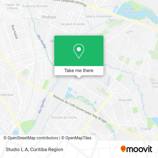 Studio L.A map