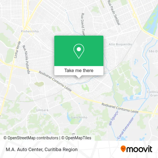 M.A. Auto Center map