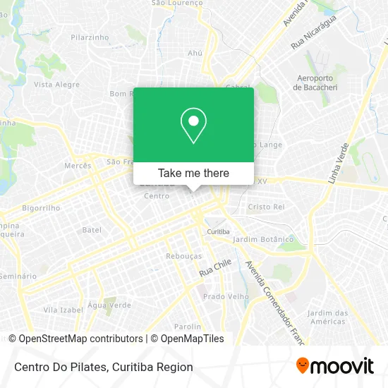 Centro Do Pilates map