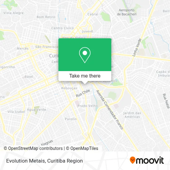 Evolution Metais map