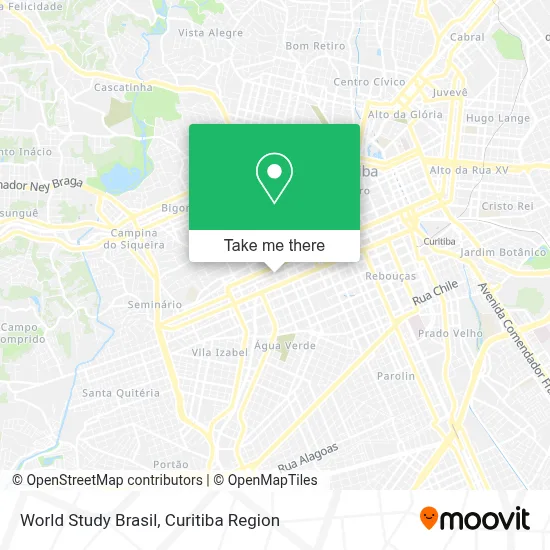 World Study Brasil map