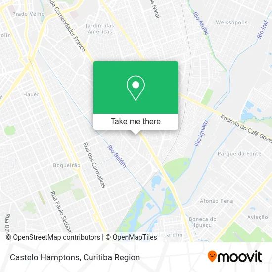 Castelo Hamptons map