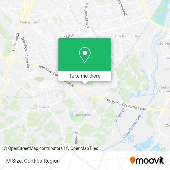 M Size map