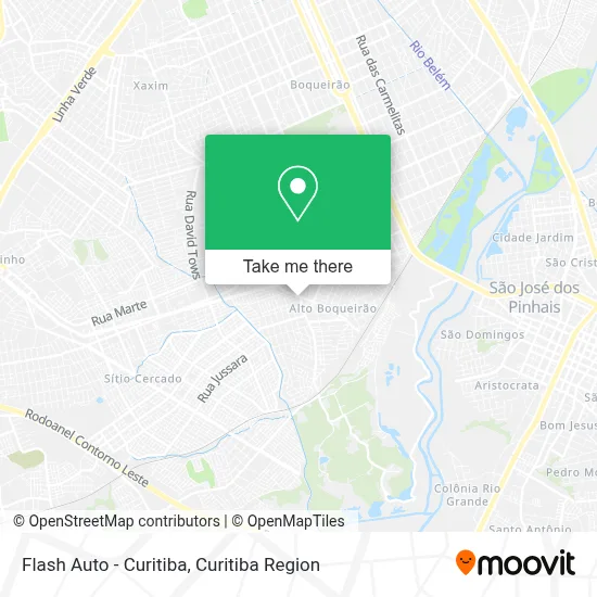 Flash Auto - Curitiba map
